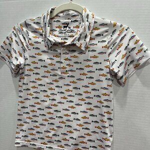 Boy - 8 - Buck Brothers Rainbow Trout Coolshade Scottie Polo